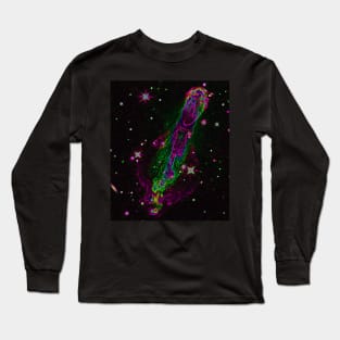 Black Panther Art - Glowing Edges 223 Long Sleeve T-Shirt